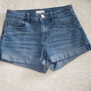 High Waist Denim Shorts